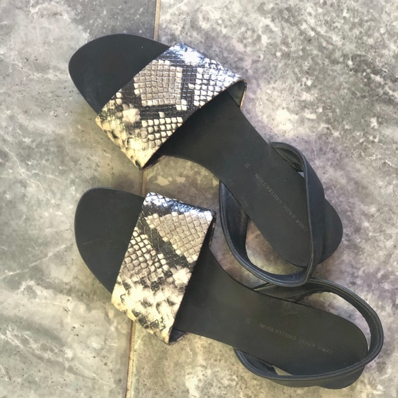Zara Basic Collection flat sandal snake print - Picture 3 of 7